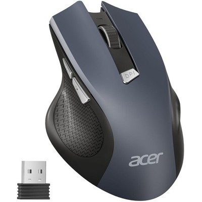 Wireless Mouse, 1600 DPI, 6 Tasten, Ergonomic, Suitable for PC & Mac