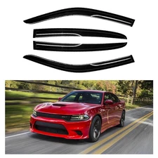 For 2011-2023 Dodge Charger Window Visors Wind Deflectors Sun Rain Guards Vent§