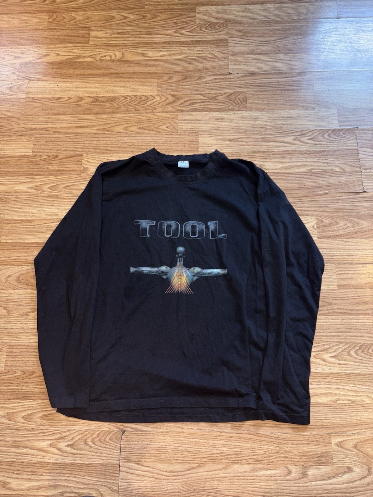 Vintage 2000s Salival Skeleton Tool Band Tee Euro Boot Longsleeve T Shirt