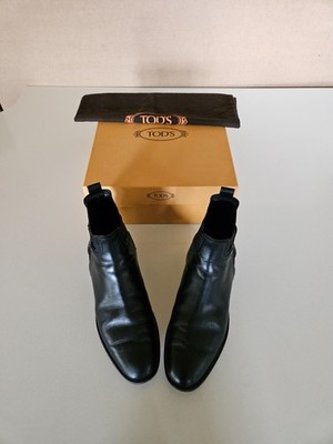 Tod's Leather Chelsea Ankle Boots - EU Size 37