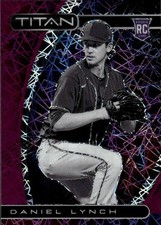 2021 Panini Chronicles Daniel Lynch #3 Titan Purple Velocity Kansas City 33A