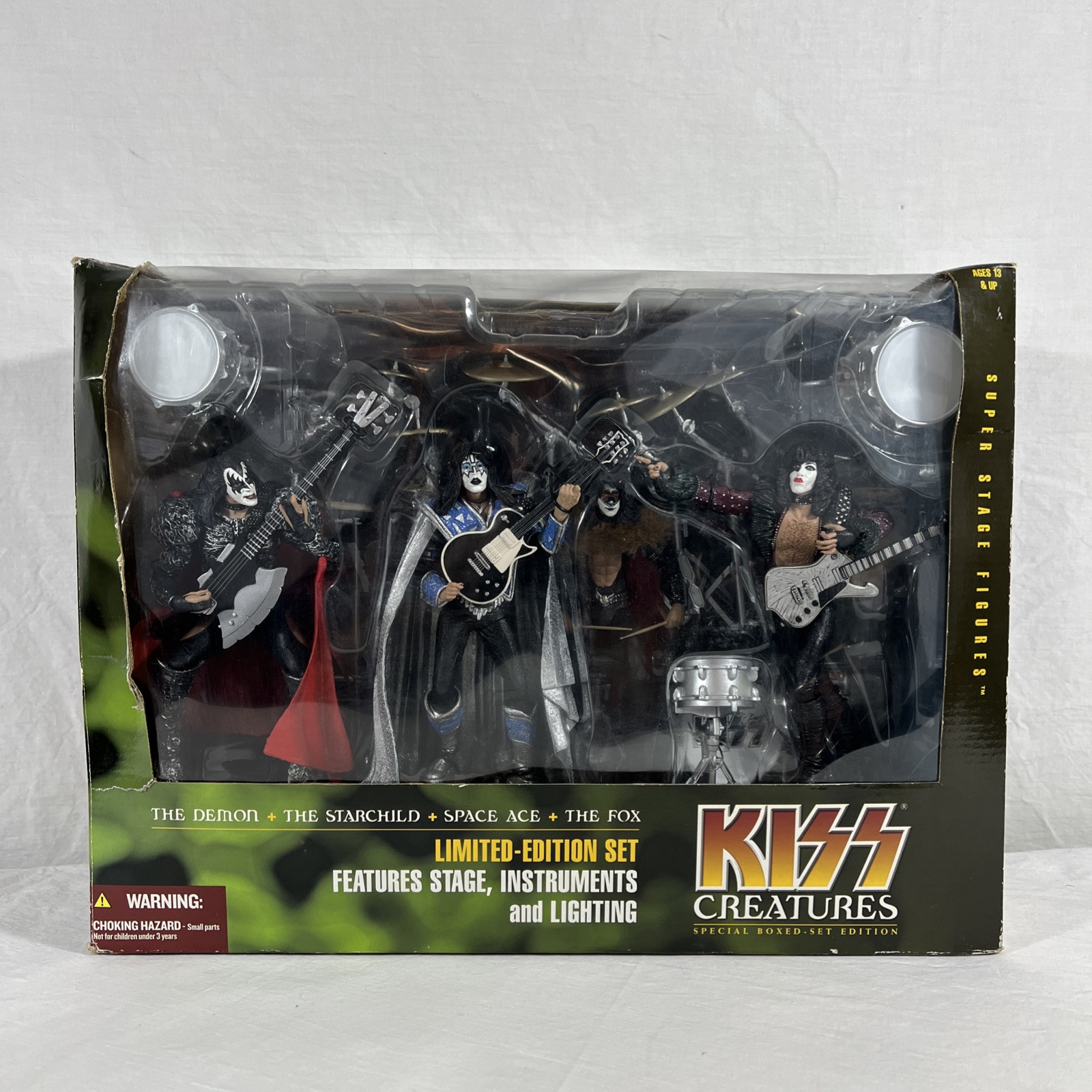 (NEW) Kiss Creatures Action Figure Box Set Limited Edition McFarlane Toys 2002