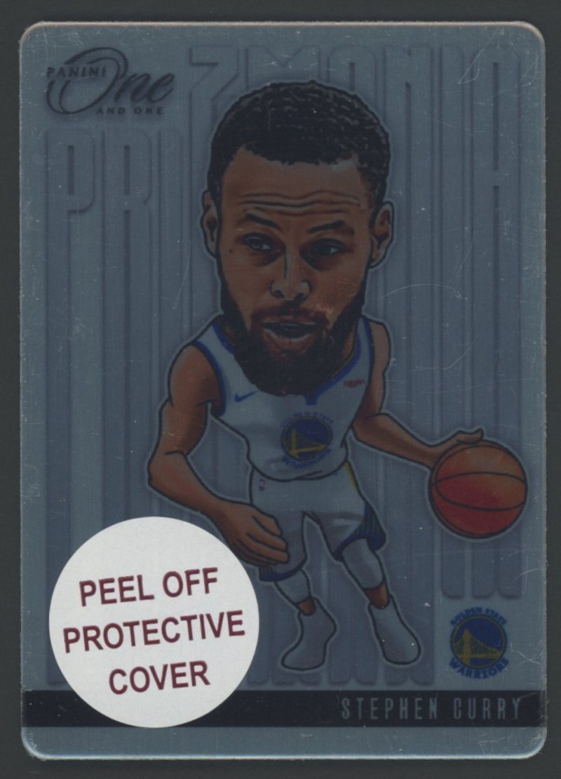 2024-25 Panini One and One Prizmania #3 Stephen Curry Warriors SSP w/ Peel