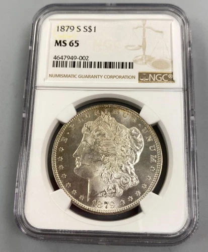 1879 S US Morgan Silver $1 NGC MS65 L22022