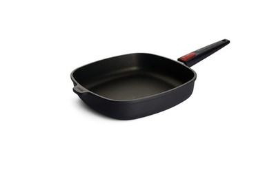 Nowo Titanium Viereckpfanne, 28x28 cm, 6.5 cm hoch, mit abnehmbarem Stiel  ni...