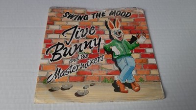 JIVE BUNNY & THE MASTERMIXERS - SWING THE MOOD - 7 INCH VINYL RECORD USED