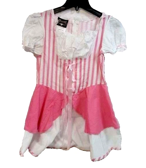 Charades Child's Pink Little Bo Peep Costume – Pink/White Size: XL - Dress Only - Image 3 of 4