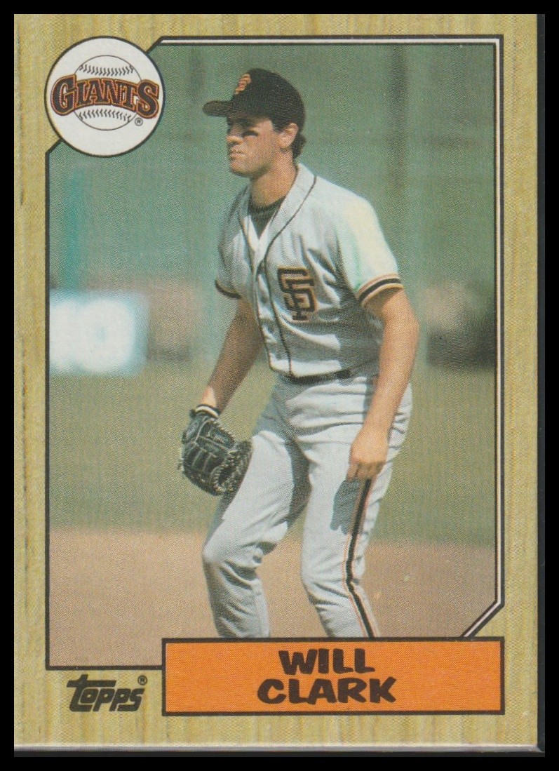 1987 Topps #420 Will Clark Rookie
