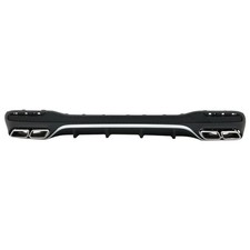 Stoßstange Diffusor Endrohre für Mercedes GLE W166 SUV Sport Line 15-18 Stoßstange Diffusor Endrohre für Mercedes GLE W166 SUV Sport Line 15-18