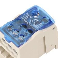 —DIN Rail Power Junction Box With Transparent Cover For High Voltage Cabinets