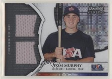 2011 Bowman Sterling USA Baseball X-Fractor Dual Relics /199 Tom Murphy 0ne3