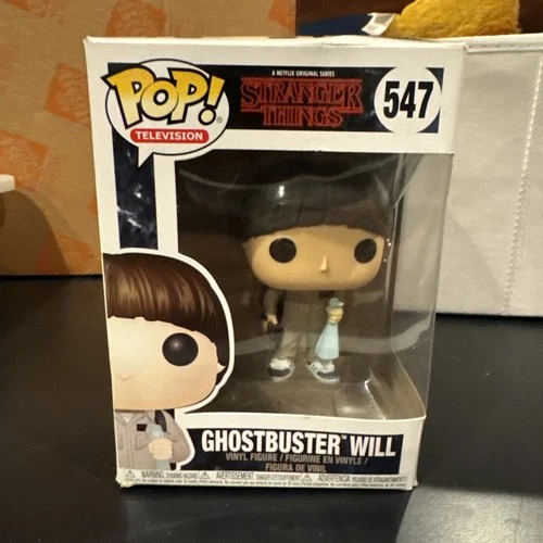 Funko Pop!Stranger Things - Will Byers (Ghostbusters) #547 Side Box Unglued