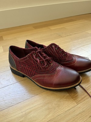 L'Artiste Spring Step Muggiasti Shoes 42 10.5 Oxford Dress Shoes 10 1/2 Red