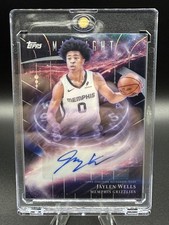 2025-26 Topps Midnight #SM-JWE Jaylen Wells Stroke of Midnight Auto NM+