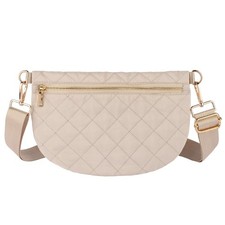 Crossbody Bags for Women Quilted Crossbody Bags Puffer Puffy Sling Purse Belt...