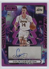2023-24 Panini Recon Rookie Signatures Purple 9/49 Colin Castleton Auto 12v1