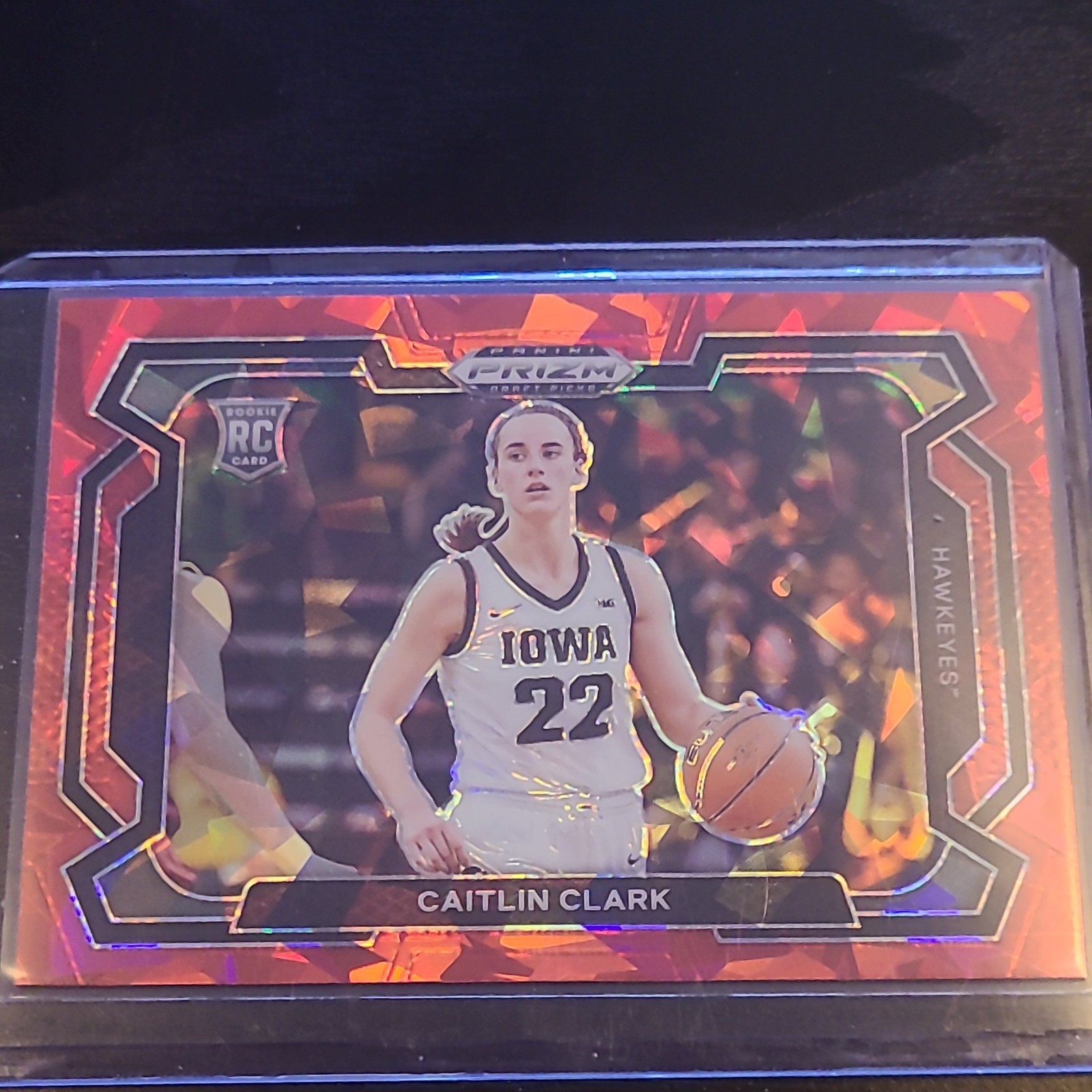 2024 Panini Prizm Draft Picks - Red Ice Prizm Variations #57 Caitlin Clark (RC)