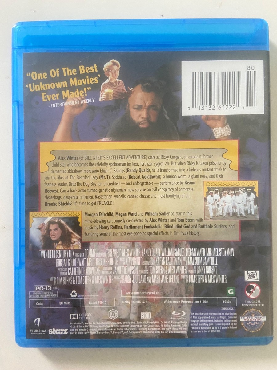 FREAKED Blu-ray Disc Anchor Bay Alex Winter Randy Quaid Mr. T
