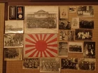 Japanese Japan Showa photos war military WW2 WWII paper flag