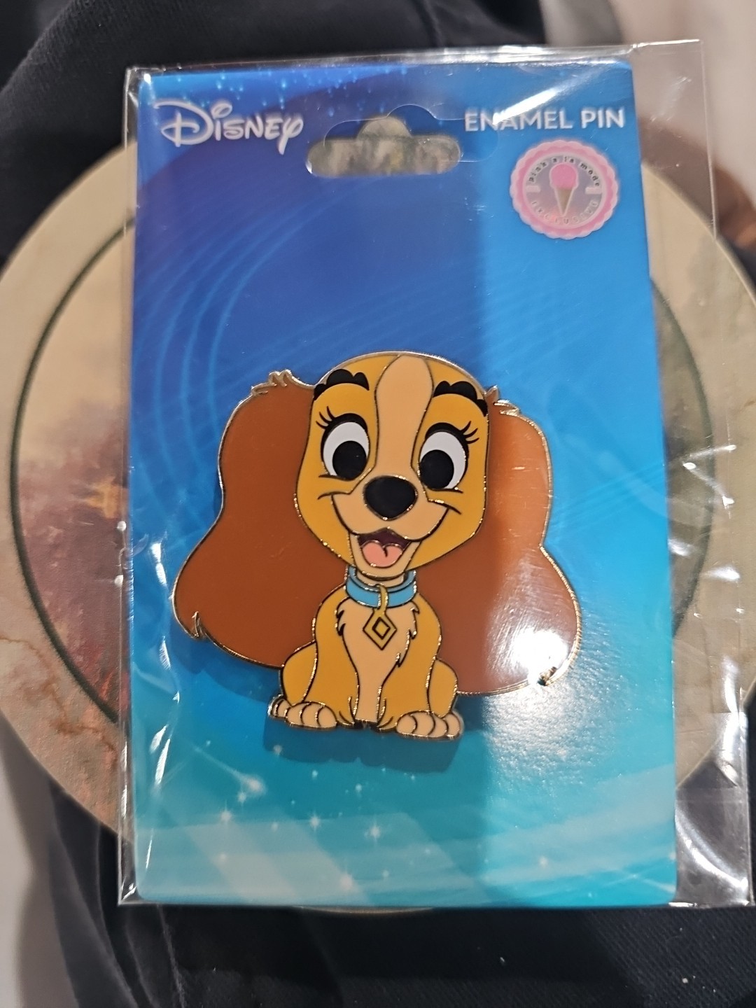 Disney Enamel Pin Lady and The Tramp Lady Pink Alamode 
