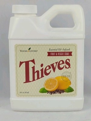 New Young Living Thieves Fruit and Veggie Soak 16oz Essential Oil