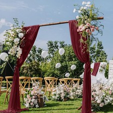 Wedding Arch Draping Fabric 29" x 20 FT Drapes for Backdrop Sheer Curtains fo...