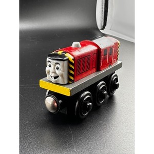 2003 Vtg Salty Thomas Wooden Railway Gullane Limited Edition Train Excellent