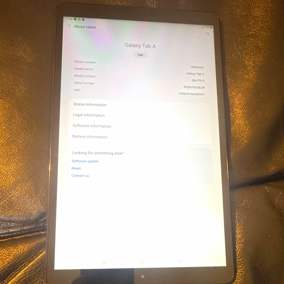 Samsung Galaxy Tab A 10.1 2019 LTE Tablet 32GB Black (Unlocked) Digi crack - C, photo 1 of 4