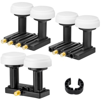 Monoblock Single Twin Quad LNB 0,1dB Astra Hotbird Doppel Full HD UHD 2 Satellit