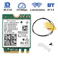 WiFi 6E M.2 Card Intel AX210NGW Tri-band BT5.4 Network Adapter NIC for Laptop PC