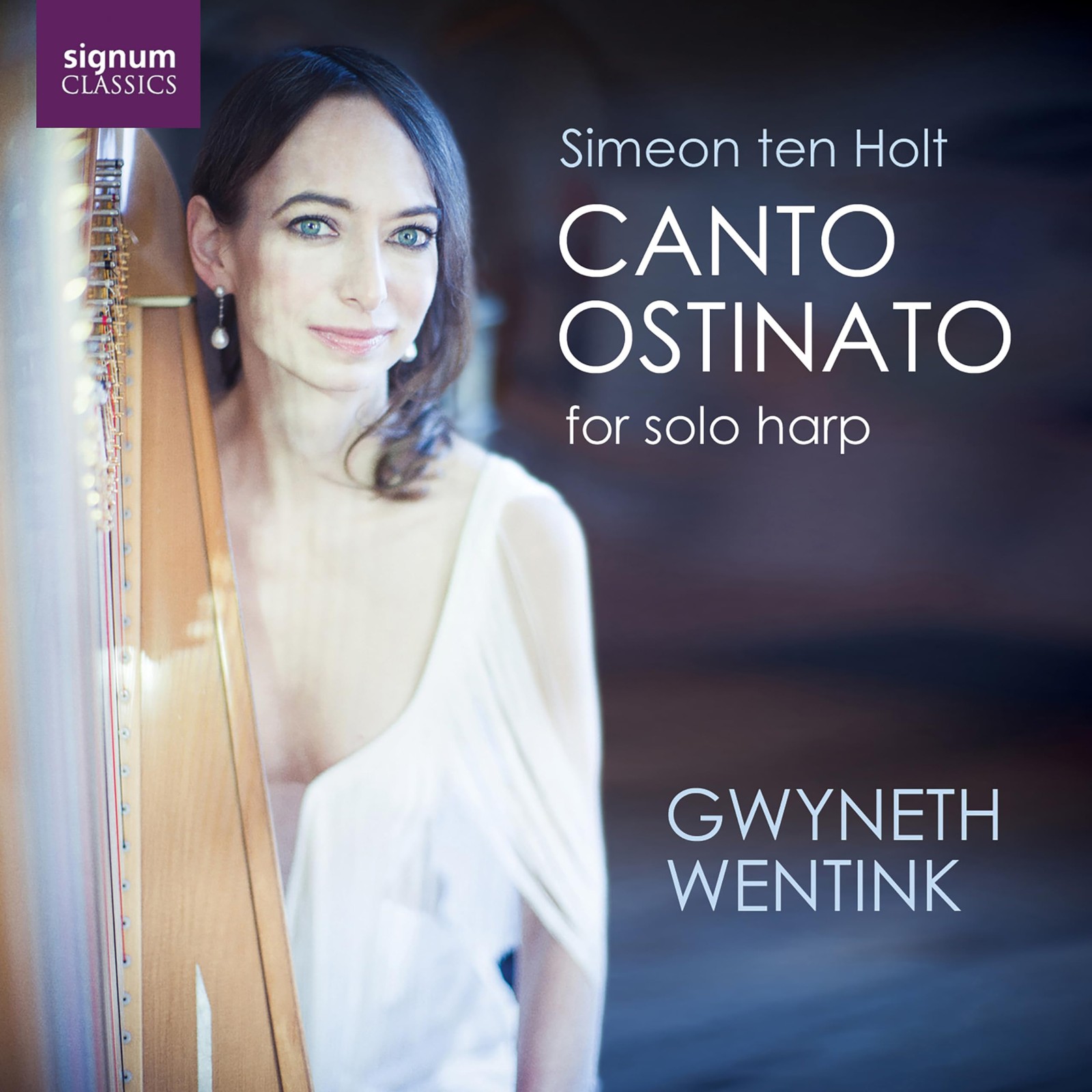 SIGCD907 Wentink, Gwyneth Simeon Ten Holt: Canto Ostinato For Solo Harp CD