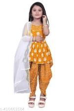 Traditional wear kurti for Girls / Beautiful Stylish Girls Cotton Kurti Dress