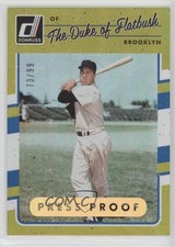 2017 Donruss Variation Gold Press Proof 73/99 Duke Snider (The of Flatbush) k0f