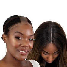2 Pack Lace Wig Grip Band for Women, Adjustable Headband, Chocolate Brown