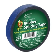 Duck Brand Self-Fusing Rubber Splicing Tape: 3/4 in. x 7-1/3 yds. (Black)