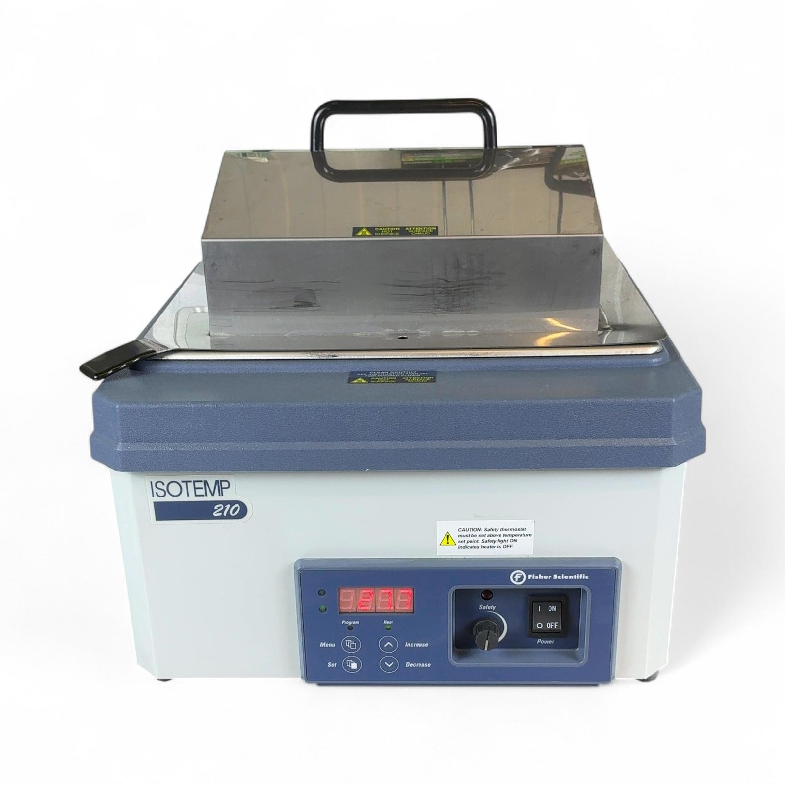 Fisher Scientific Isotemp 210 Heated Water Bath 15-462-210 Water Bath Tempera...