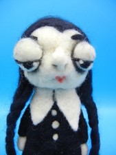 Needle Felted Wool Mixed Media Artist Kerry Howard Schmidt Zombies Wednesday