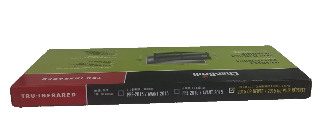 Char-Broil  Tru-Infrared Cooking Grate & Emitter 2015 and Later Part Number 7527