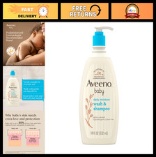 Gentle 2-in-1 Baby Body Wash  Shampoo, Tear-Free, Oat Extract, 18 Fl Oz