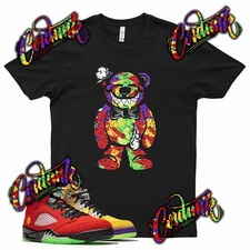 Black TEDDY T Shirt for J1 5 WHAT THE - Grape Oregon Sail Bel Air Top 3