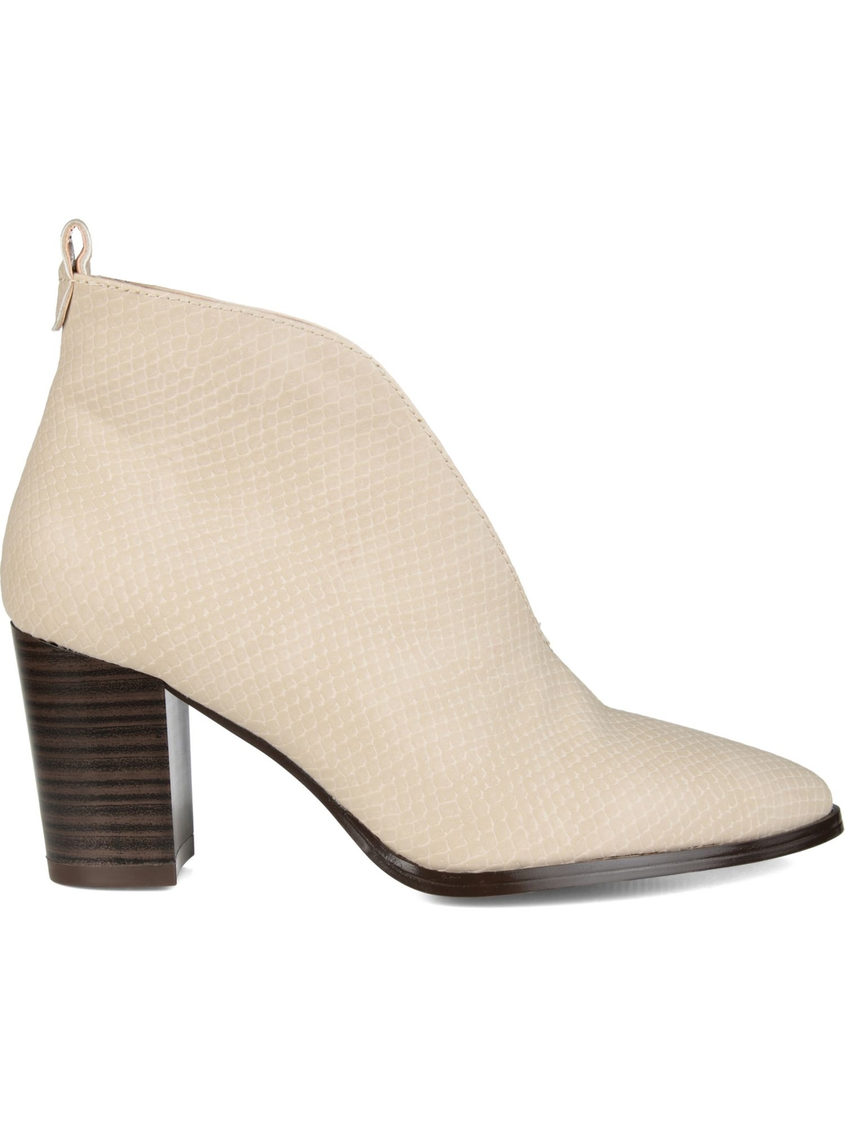 Женские бежевые ботильоны-слипоны Bellamy с острым носком из КОЛЛЕКЦИИ JOURNEE, 6,5 М