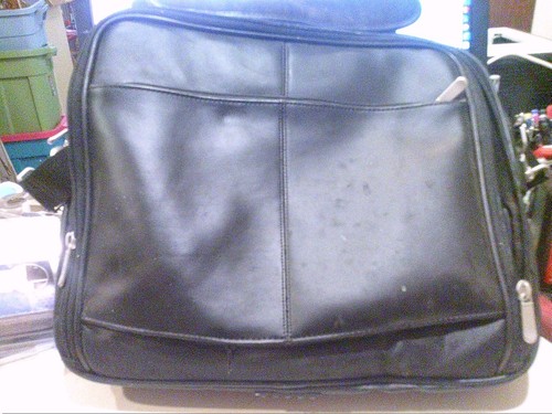 Maletín de colección Hewlett Packard HP de cuero de alta calidad para computadora portátil bolsa de oficina - Imagen 2 de 5