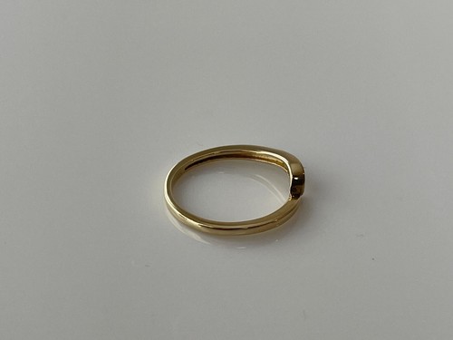 Diamond Ring 9ct White and Yellow Gold Diamond Chevron Wishbone Ring - Size M - 第 10/16 張圖片
