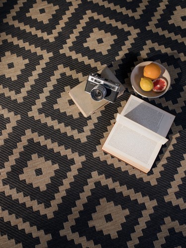 Geometric, Striped Indoor Outdoor Area Rug - 1364 - Picture 18 of 53