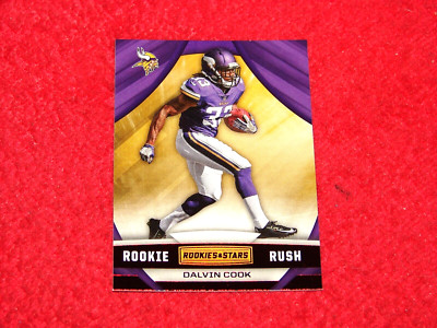 DALVIN COOK VIKINGS 2017 ROOKIES AND STARS ROOKIE RUSH #3 (CD337)