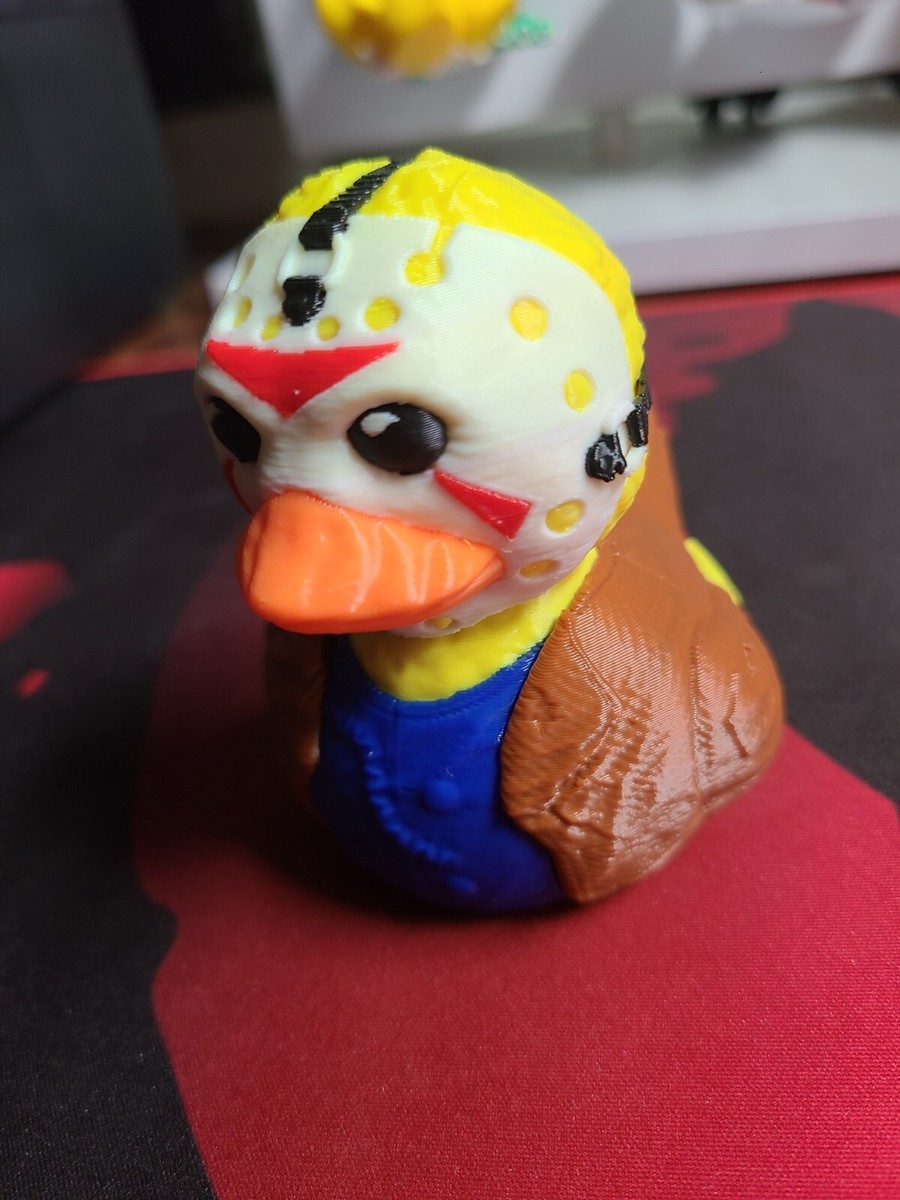 Jason Voorhees Duck 3D Printed Small Size Jeep Duck Plastic Highly