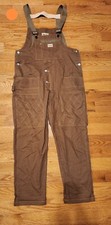 FUZAO Japan Nigel Cabourn Overalls Size Medium Brown Oversized Street Bib Cargo