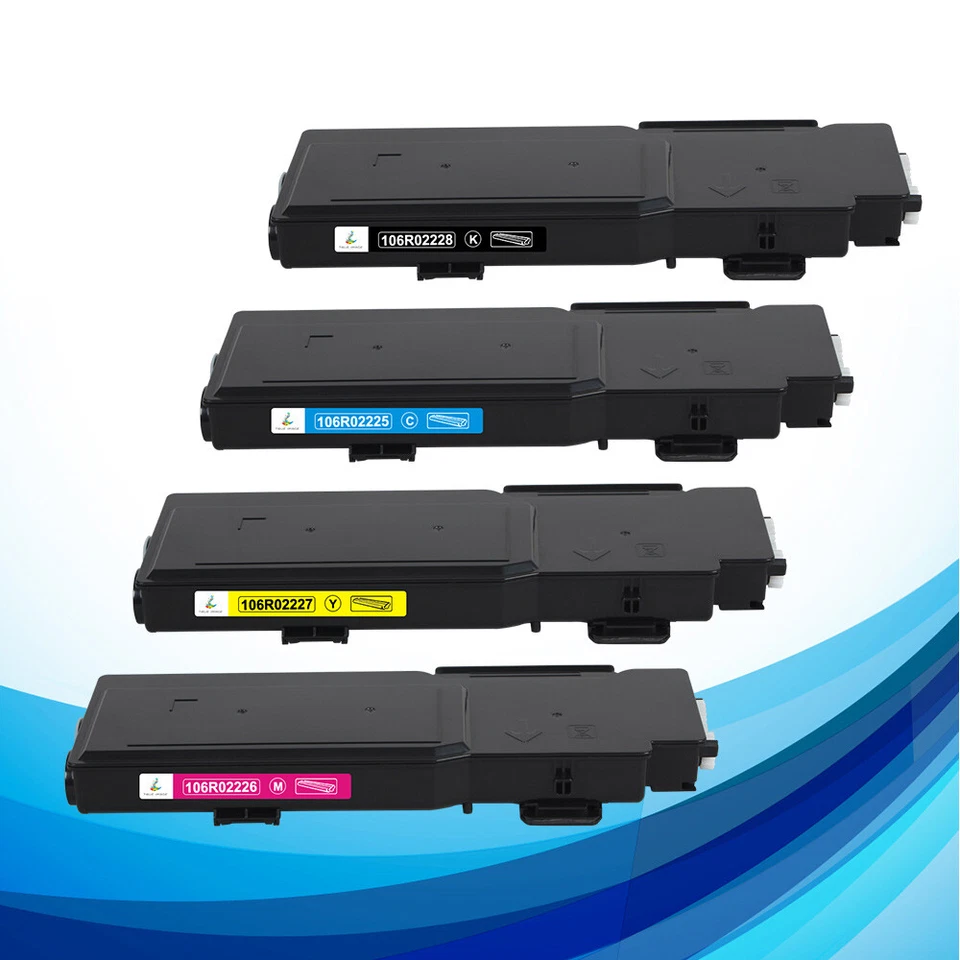 4PK High Yield Color Toner Set for Xerox Phaser 6600 WorkCentre 6605 106R02228 - Image 2 of 4