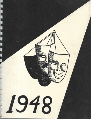 Yearbook Amherst High School Amherst, Massachusetts Gold Bug 1948 Free Shipping