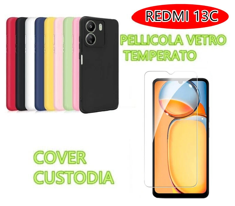 Cover Custodie Morbido Silicone Sottile TPU Gomma per XIAOMI REDMI 13C